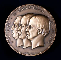 John Russell Hind, Hermann Goldschmidt och Robert Luther, astronomer, c1900