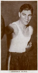 Johnny King, brittisk boxare, 1938