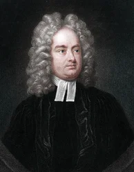 Jonathan Swift, anglo-irländsk präst, satiriker och poet.