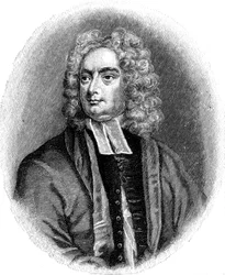 Jonathan Swift, anglo-irländsk satiriker, poet och präst