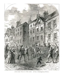 Jonathan Wild in the Cart, 1878