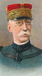 Joseph Gallieni 1849-1916, fransk general från första världskriget, 1917