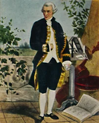 Joseph Haydn 1732-1809. - Målning av Hammann, 1934.