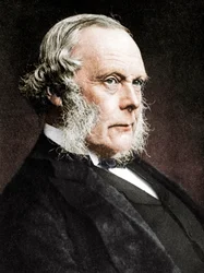 Joseph Lister, engelsk kirurg och pionjär inom antiseptisk kirurgi, c1890