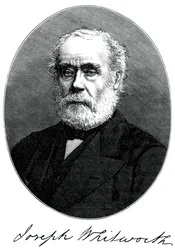 Joseph Whitworth, brittisk ingenjör, entreprenör och uppfinnare, c1880