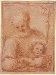 Joseph and Child recto, 1500-talet.