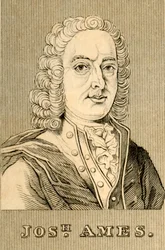 Jos.h Ames, 1689-1759, 1830.
