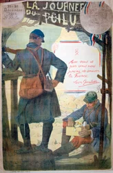 Håriga dagen 25 och 26 december 1915, fransk affisch från första världskriget, 1915