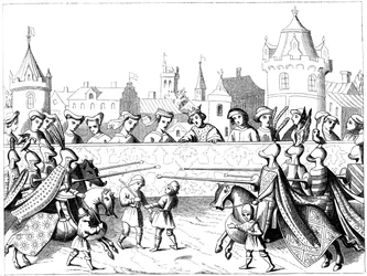 Tonspel på drottning Isabeau, 1400-talet, 1849