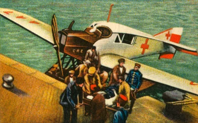 Junkers F 13w sjukvårdsplan, c1919, 1932.