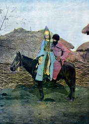 Kabardin-par på resa, c1890