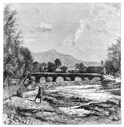 Kabulfloden, Afghanistan, 1895