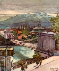 Kettenbrucke, Kedjebro, c1929.