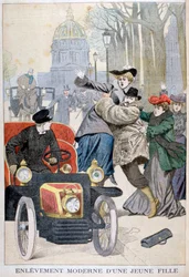 Kidnappning av en ung kvinna i Paris, 1902