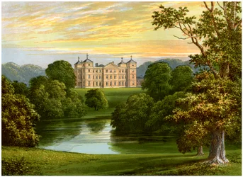Kimberley Hall, Norfolk, hem för Earl of Kimberley, c1880