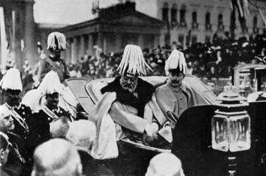 Kung Edward VII och Kaiser Wilhelm II i Berlin, februari 1909 1964