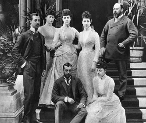 King Edward VIIs familj, Marlborough House, London, c1890 1935