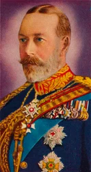 Kung George V i uniform av överste i Royal Horse Guards Blues, 1935