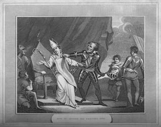 Kung William griper sin bror Odo, 1838