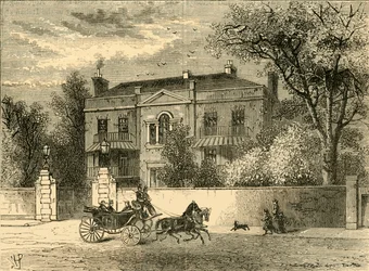 Kingston House, Knightsbridge, c1876.
