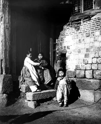 Koreanska barn, Korea, 1900