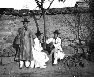 Koreanska män, 1900