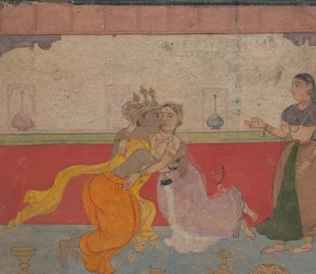 Krishna Kiss Radha: Sida från Boston Recreational Lovers