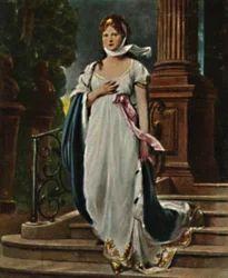 Drottning Louise 1776-1810. - Målning av Gustao Richter, 1934.