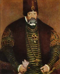 Kurfursten Joachim II V Brandenburg 1505-1571. - Målning av L. Cranach O.J., 1934.