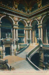 LOpéra Garnier - trappan, Paris, c1920