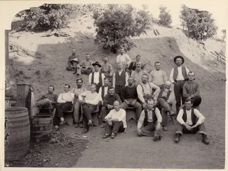 La Grange Mine Crew, Kalifornien, 1900-talet.