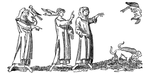 Ladies Hawking, 1300-talet, 1833