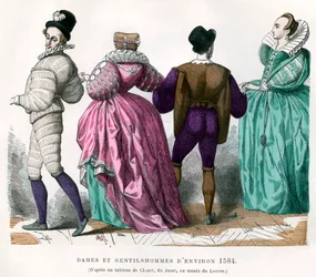 Mina damer och herrar från ca 1584, 1882-1884