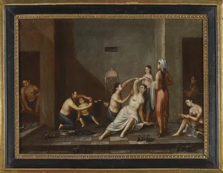 Damer i hamamet, 1741