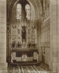 Lady Chapel, Buckfast Abbey, sent 1800-tidigt 1900-tal