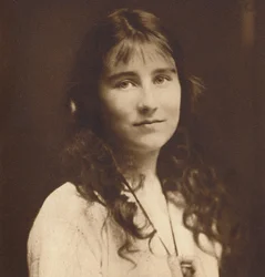 Lady Elizabeth Bowes-Lyon som ung flicka, c1917, 1937
