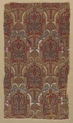 Lampor med palmettbågar med Alhambra väggmönster, 1300-tal.