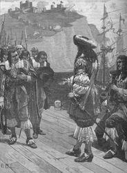 Landstigning av kung Charles II i Dover, 1660 1905.