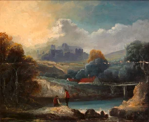 Landskap, sent 1700-tal.