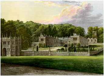 Lanhydrock, Cornwall, hem för Lord Robartes, c1880