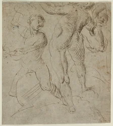 Laocoön recto, andra hälften av 1500-talet.