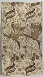 Stort blommotiv, 1830-1899.