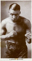 Larry Gains, kanadensisk boxare, 1938