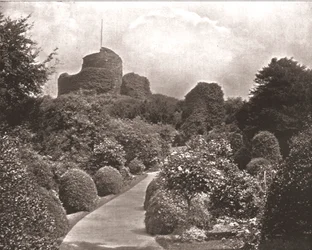 Launceston Castle, Cornwall, 1894.