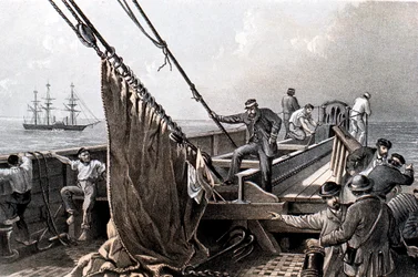 Att lägga den transatlantiska telegrafkabeln, 1865 1866