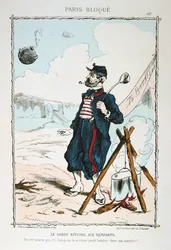 Nationalgardet vid vallarna, 1870-1871