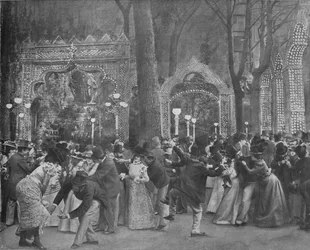 Bal Bullier Garden, 1900