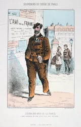 Frankrikes vänners legion, belägringen av Paris, 1870-1871