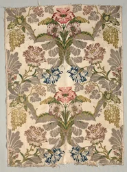 Längd på Brocade Textile, 1700-tal.