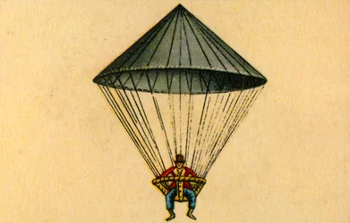 Lenormands fallskärm, 1783, 1932.